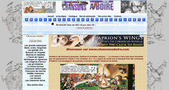 Desktop Screenshot of chansonsaboire.com
